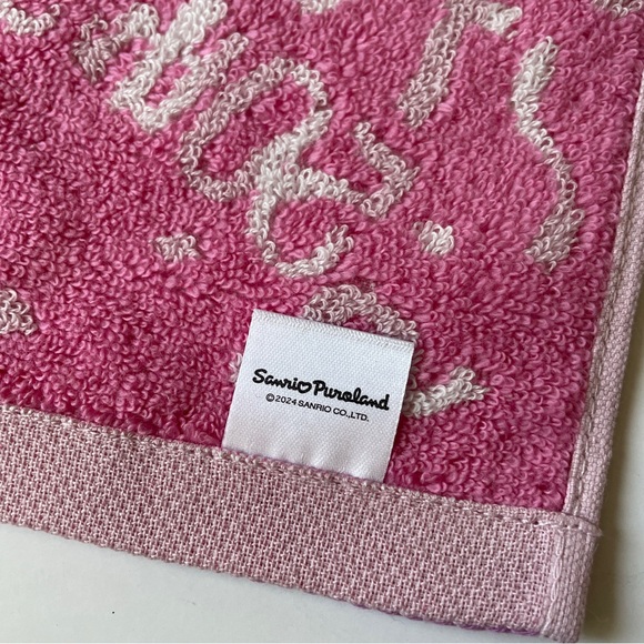 NEW Hello Kitty 50th Anniversary Series Mini Logo Washcloth Towel Limited - Picture 7 of 8